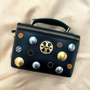 Tory Burch “willa embellished mini vanity bag “